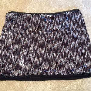 Rachel Roy sequin Mini skirt